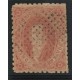 ARGENTINA 1865 GJ 20 RIVADAVIA ESTAMPILLA DE 3ra TIRADA CON MATASELLO PUNTOS DE JUJUY U$ 20 + 100 %